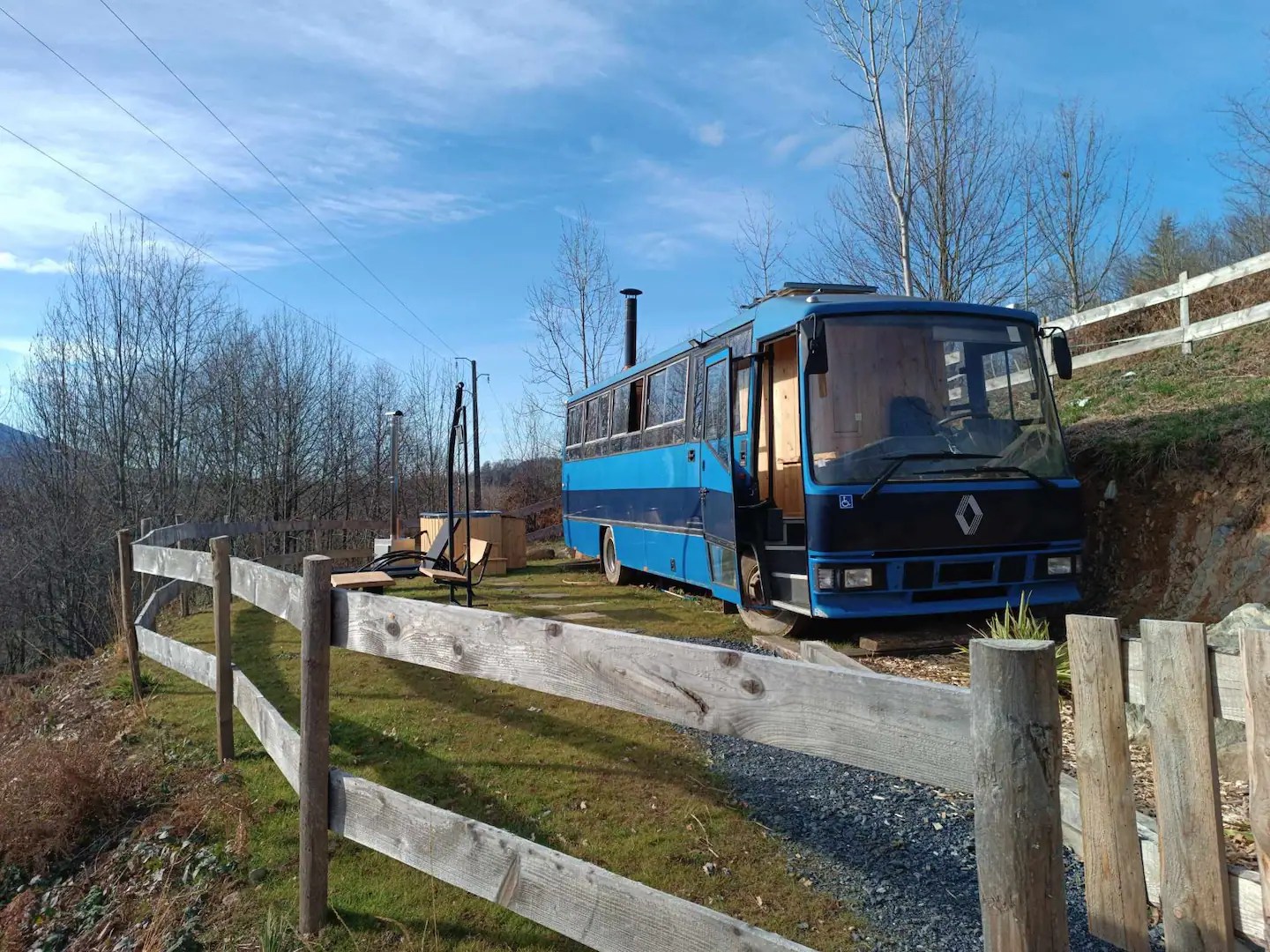 Vue extérieur Bus insolite